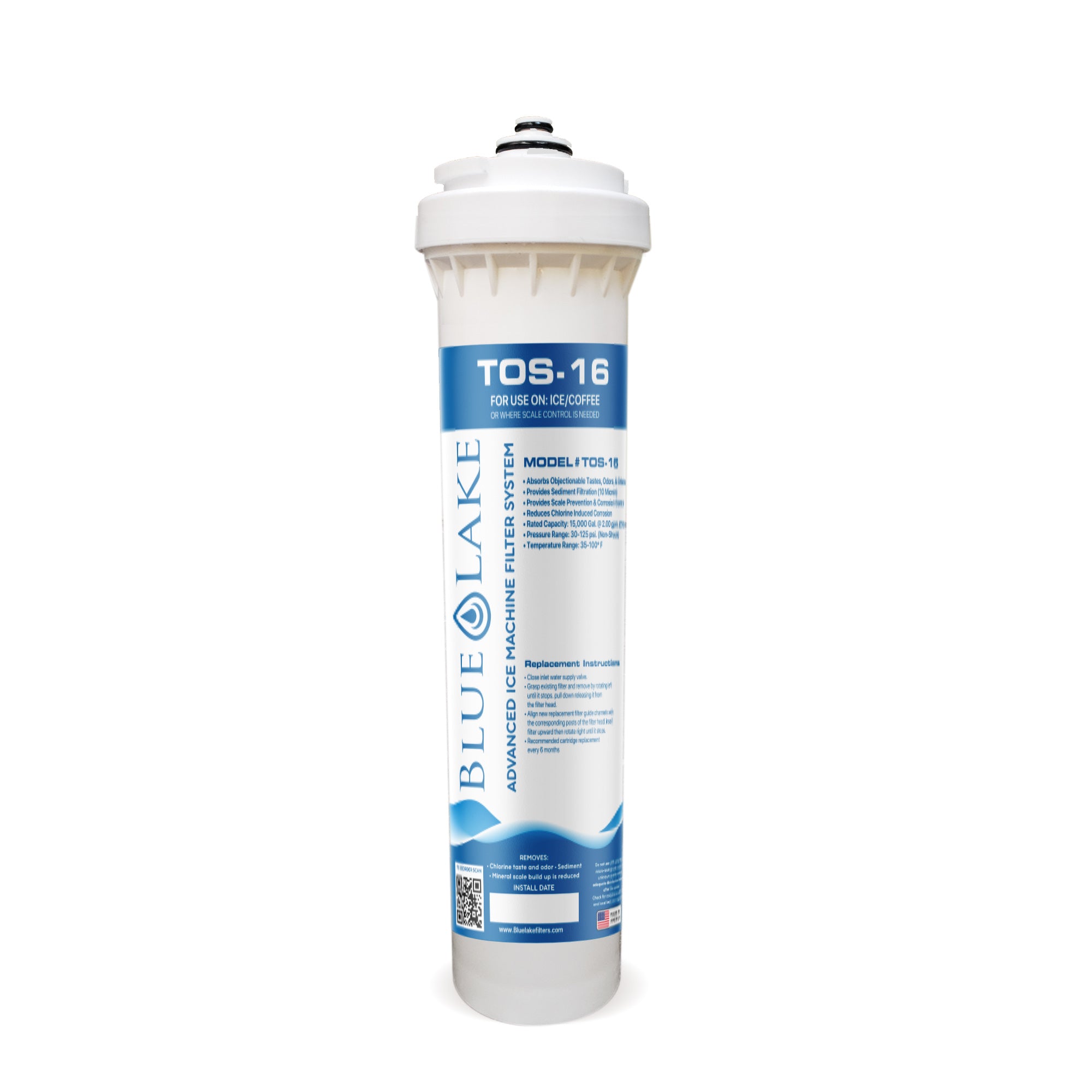 Blue Lake Cartridge Replacement TOS-16