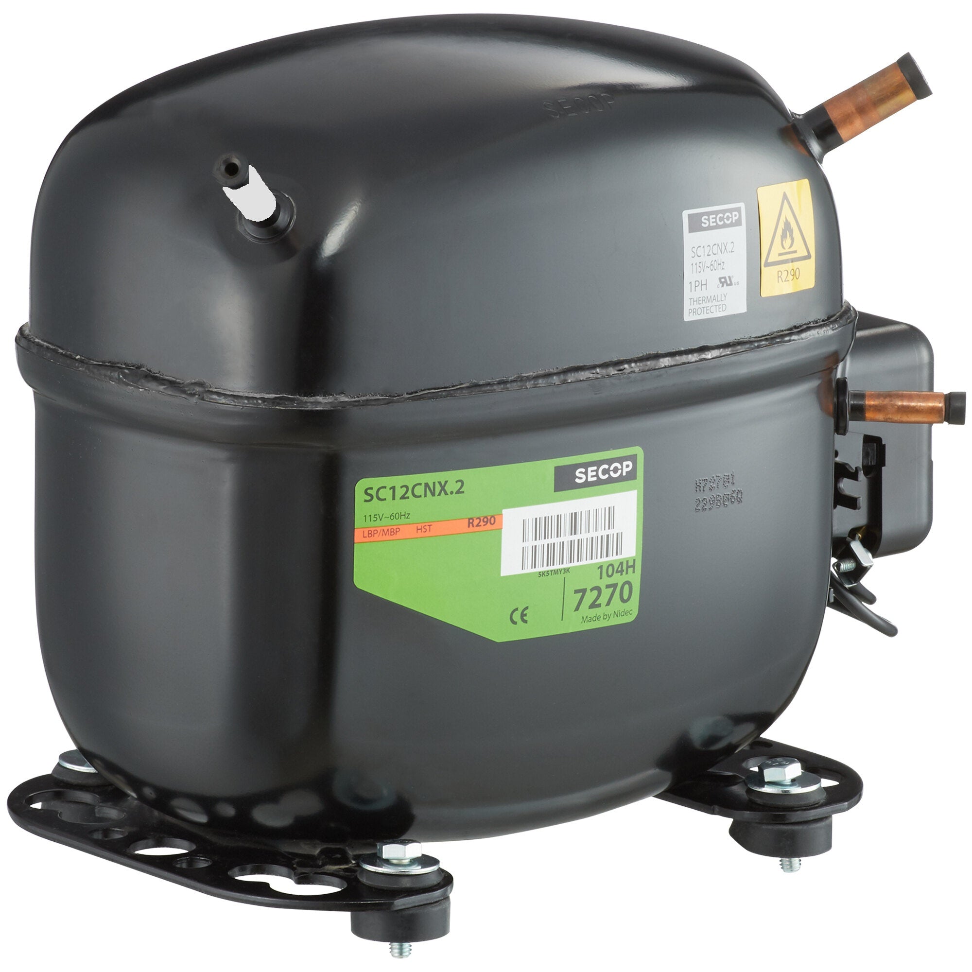SECOP sc12cnx.2 Compressor R290 115V 60Hz