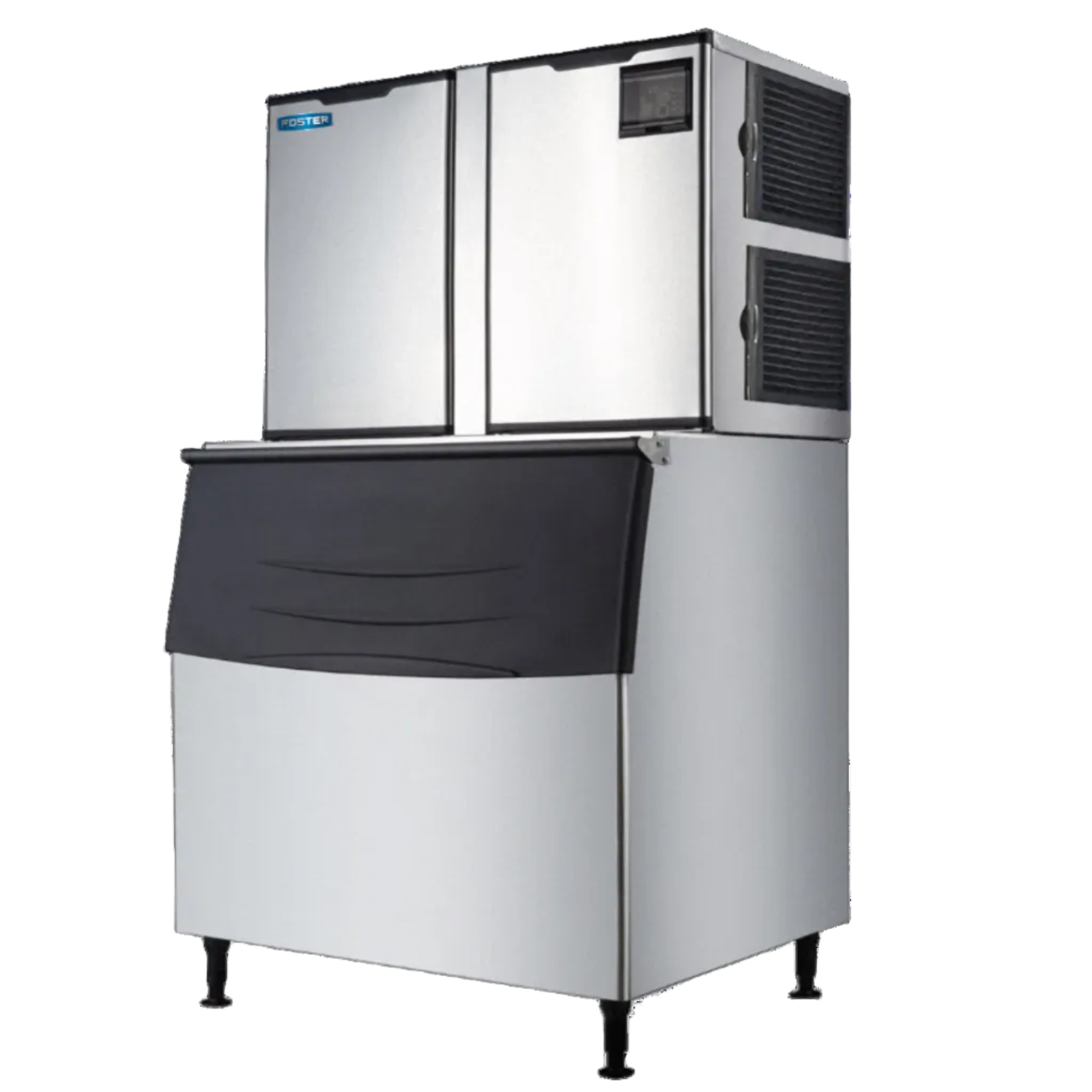 Air-Cooled Ice Machine 2000 Lbs with 800 Lbs bin