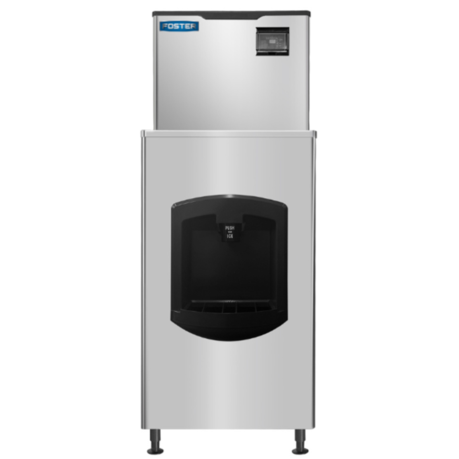 Foster Ice Machine 505 Lbs. Air-Cooled With 180 Lbs. Hotel Dispenser m ...