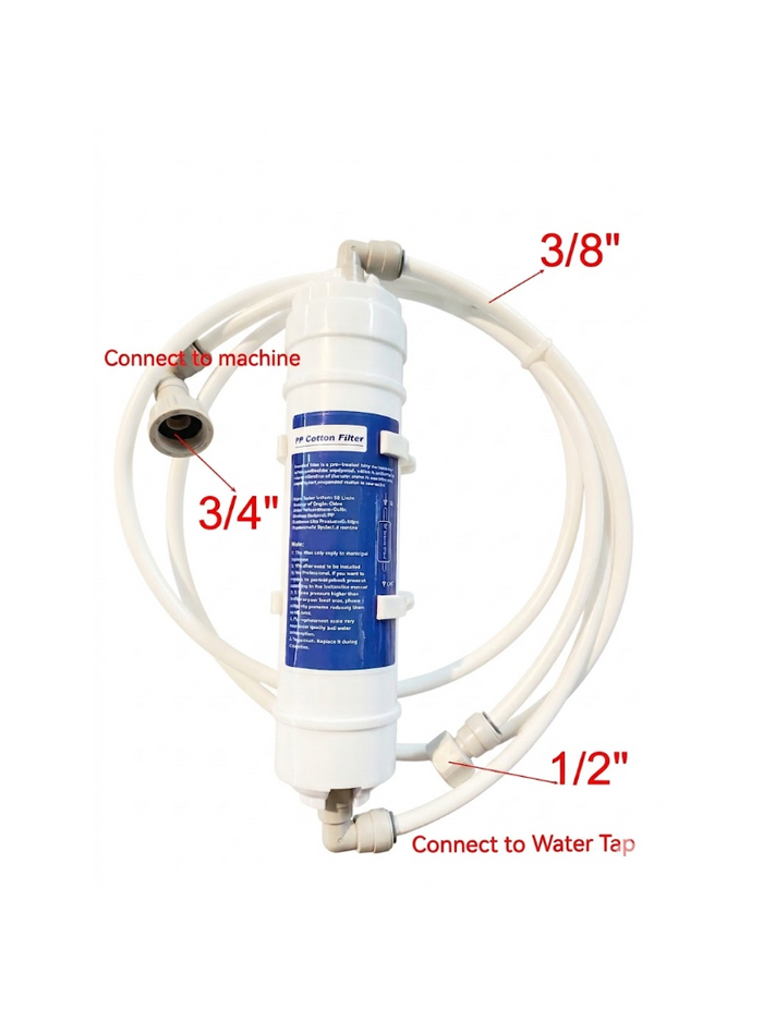 PP Cotton Water Filter for Commercial Ice Makers - Foster Ice