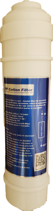 PP Cotton Filter Cartridge for Foster Ice Commercial Ice Machine
