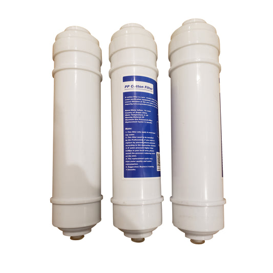 Basic PP Cotton Water Filter Cartridge (3 Pack)